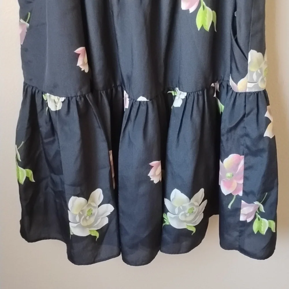 Lil Floral Black Dress